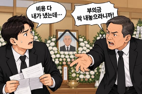 아버지 장례비 750만 원 홀로 냈는데…부의금 싹 달라는 작은아버지