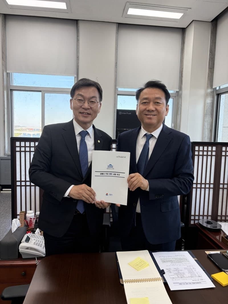 김중남 강릉시장, 이광재 예결위원장 만나 지역 현안 및 재난 대응 특별교부세 지원 건의
