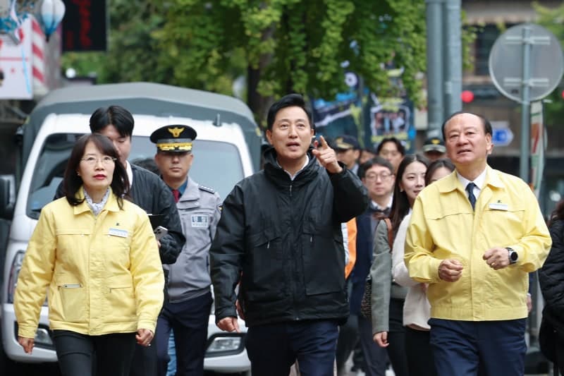 오세훈 서울시장, 핼러윈 앞두고 홍대 찾아 인파 밀집 사고 대비 총력 점검