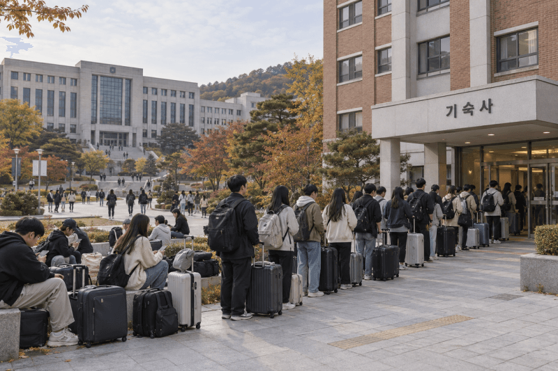 4년제 대학 기숙사 수용률 하락세…절반 이상은 여전히 '현금 일시납'