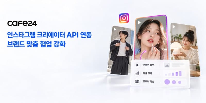 카페24, 인스타그램 크리에이터 데이터 연동으로 브랜드 마케팅 고도화