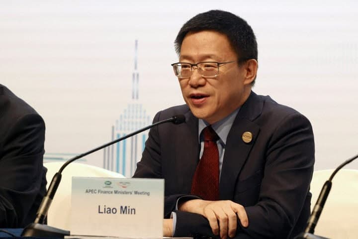 랴오민 중국 재정부 부부장, 차기 IMF 부총재 지명…12월 1일 취임