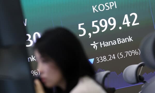 알파벳 쇼크에 코스피 3.48% 급락…매도 사이드카 발동하고 반도체주 '와르르'