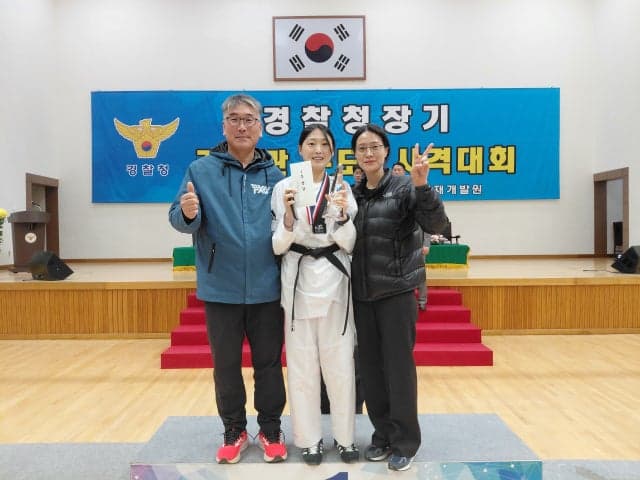 전북경찰청 양희주 경사, 경찰청장기 태권도 겨루기 첫 출전 우승