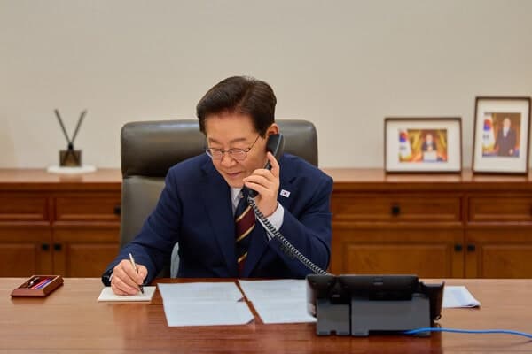 李대통령 지지율 39%로 하락…민주·국힘 격차 5%p로 정부 출범 후 최소