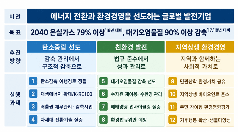 한국동서발전, 2040년 온실가스 79% 감축 목표 상향